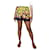 Prada Shorts mit mehrfarbigem Flammen- und Bananenaufdruck – Größe UK 14 Mehrfarben Baumwolle  ref.1297419