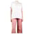 Prada White lace-back t-shirt - size UK 10 Cotton  ref.1297425