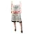 Gucci Cremefarbene Culotte aus Seide mit Blumenmuster – Größe UK 8 Roh  ref.1297428