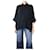 Autre Marque Camisa negra mezcla de seda - talla UK 6 Negro  ref.1297434