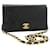 Chanel BLACK VINTAGE 2000 lambskin full-flap shoulder bag Leather  ref.1297440