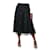 Red Valentino Falda midi de tul de lunares negra - talla UK 12 Negro Poliamida  ref.1297443