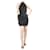 Magda Butrym Black roses jersey mini dress - size UK 8 Viscose  ref.1297448