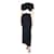 Autre Marque Conjunto negro de top cropped y falda larga - talla M Viscosa  ref.1297451