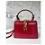 Gucci Edizione limitata Sylvie chain top handle in vero coccodrillo Pre-fall 2019 Rosso - vista 6