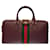 Bolso satchel Ophidia de cuero rojo de Gucci Roja Burdeos Becerro  ref.1297499