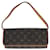 Louis Vuitton Brown Monogramm Pochette Zwilling Braun Leder Leinwand  ref.1297501