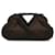 Bolso satchel en punta con efecto intrecciato de nailon marrón de Bottega Veneta Castaño Marrón oscuro Nylon Paño  ref.1297544