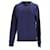 Tommy Hilfiger Suéter masculino de algodão e seda com decote em V Azul marinho  ref.1297569
