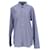 Tommy Hilfiger Camisa masculina slim fit de manga comprida em tecido Azul Azul claro Algodão  ref.1297597