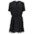 Tommy Hilfiger Womens Chiffon Smock Dress in Black Polyester  ref.1297632