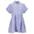 Tommy Hilfiger Womens Logo Embroidery Short Sleeve Shirt Dress Blue Light blue Cotton  ref.1297651