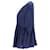Tommy Hilfiger Blusa feminina com punho de fita franzida Azul marinho Modal Fibra de celulose  ref.1297657