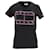 Tommy Hilfiger Camiseta con logo metálico para mujer Negro Algodón  ref.1297658