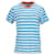 Tommy Hilfiger T-shirt da donna in cotone biologico con vestibilità Boyfriend Blu Blu chiaro  ref.1297661