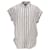 Tommy Hilfiger Womens Stripe Short Sleeve Shirt White Modal Cellulose fibre  ref.1297668