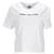 Tommy Hilfiger T-shirt corta da donna con logo moderno Bianco Cotone  ref.1297671