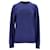 Tommy Hilfiger Suéter masculino de algodão e seda com gola redonda Azul  ref.1297694