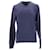 Tommy Hilfiger Jersey con cuello en V de seda y algodón para hombre Azul  ref.1297697