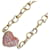 Dior Heart Rhinestone Necklace Metal  ref.1297749