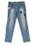 Calças retas de ganga azul Byblos estilo streetwear Viscose  ref.1297758