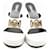 Versace Sandals Eggshell Leather  ref.1297785