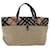 BURBERRY Blue Label Tote Bag Wool Beige Auth 67670  ref.1297913