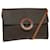 Céline CELINE Macadam Canvas Circle Shoulder Bag PVC Leather Brown Auth fm3202  ref.1297916