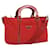 Prada Hand Bag Nylon 2way Red Auth 67986  ref.1297923