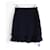Carven navy crepe frill hem mini skirt Navy blue Synthetic  ref.1297994