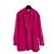 AH1994 Parka Chanel FR38 Oversize FW1994 Parka de seda rosa US8 - vista 2
