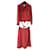 Chanel Broche en camélia rare, ensemble veste et jupe en tweed Corail  ref.1298004