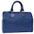 Louis Vuitton Speedy 25 Azul Couro  ref.1298032