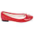 Repetto Patent leather ballet flats Red  ref.1298087