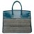 Hermès HERMES BIRKIN BAG 35 in Blue Canvas - 101753 - view 3