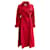 Autre Marque Sacai Red Cotton Trench Coat  ref.1298126