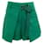Autre Marque Pantalón corto de esmoquin de lana verde con cinturón de Sacai Poliéster  ref.1298128