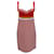 Autre Marque Robe Marni en maille multicolore rouille Viscose Rouge  ref.1298129