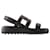 Gomma Catena Sandals - Tod's - Leather - Black  ref.1298195