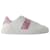 La Greca Sneakers - Versace - Leather - White/pink  ref.1298239