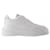 Odissea Sneakers – Versace – Stoff – Weiß Leder Kalbähnliches Kalb  ref.1298272