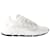 Trigreca Sneakers - Versace - Fabric - White Leather Pony-style calfskin  ref.1298302