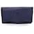Yves Saint Laurent Vintage Blue Canvas and Leather Wallet Coin Purse Cloth  ref.1298326