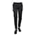 Piazza Sempione Black cotton trousers - size UK 14  ref.1298408