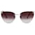 Valentino Gold frameless ombre sunglasses Golden Metal  ref.1298443