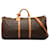 Louis Vuitton Brown Monogram Keepall Bandouliere 60 Castaño Cuero Lienzo  ref.1298518