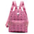MCM Pink Mini Visetos Stark Backpack Cloth Cloth  ref.1298527
