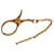 Hermès Hermes Gold Filou Handschuhhalter Golden Metall Vergoldet  ref.1298530