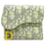 Saddle Dior Graue schräge Sattel-Kompaktgeldbörse Leinwand Tuch  ref.1298553