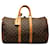 Louis Vuitton Brown Monogram Keepall 45 Marrone Tela  ref.1298560